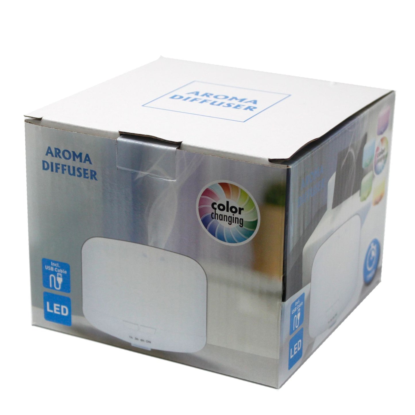Ultrasonic Aroma Diffuser | Aarhus Atomiser - Classic Pod - USB - Colour Change - Timer – USB, Colour‑Change Light, Timer