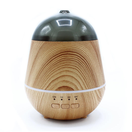 Ultrasonic Aroma Diffuser | Marseille Atomiser - USB - Colour Change - Timer – USB, Colour‑Change Light, Timer on bedside table with essential oils