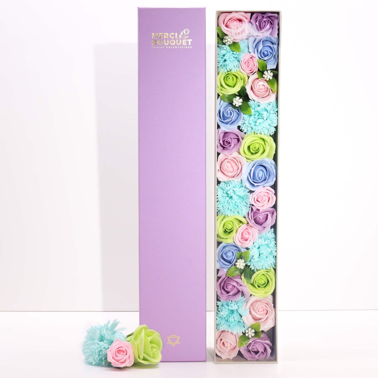 Extra Long Box - Baby Blessings - Blues Soap Bar | Vegan, Handmade in UK product image