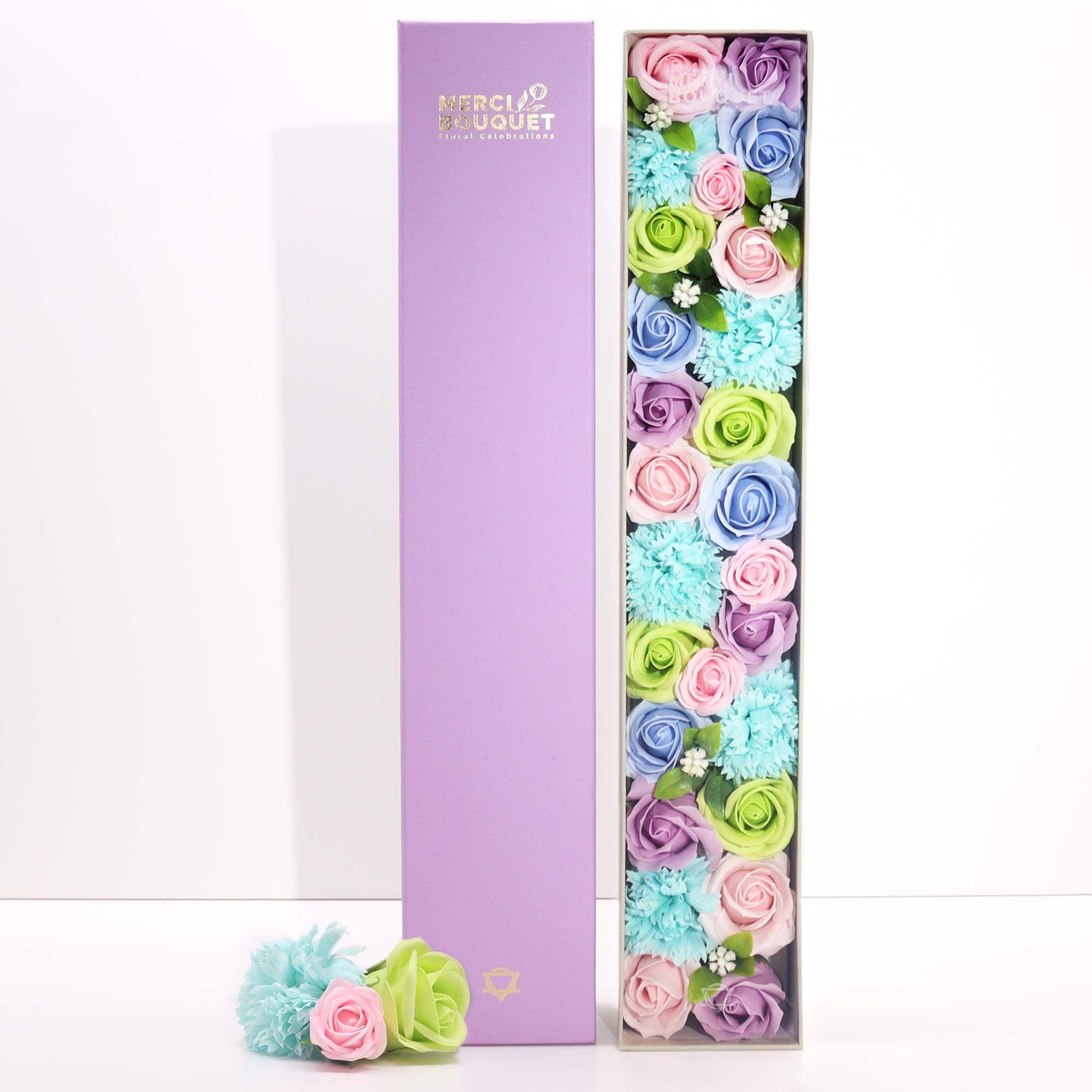 Extra Long Box - Baby Blessings - Blues Soap Bar | Vegan, Handmade in UK product image