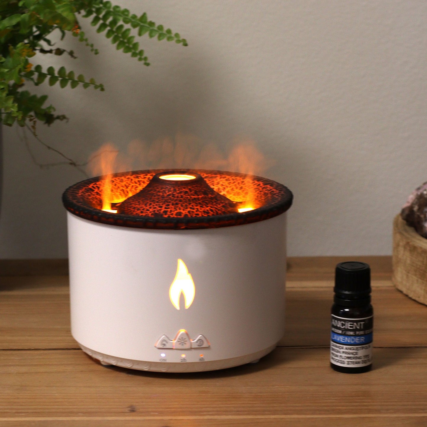 Ultrasonic Aroma Diffuser | Medium Volcano Effect Aroma Diffuser (plug) Two Colours -360ml