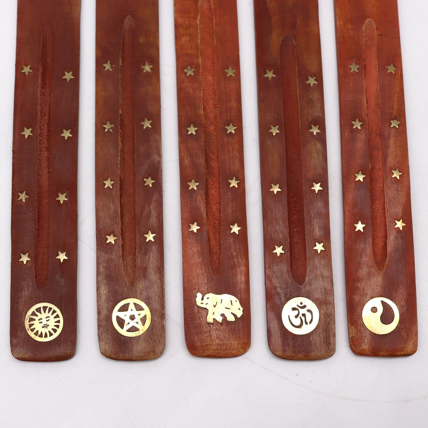 Mango Wood Incense Holder – Ash Catcher | Mango Wood, Ash Catcher, Heat-Safe