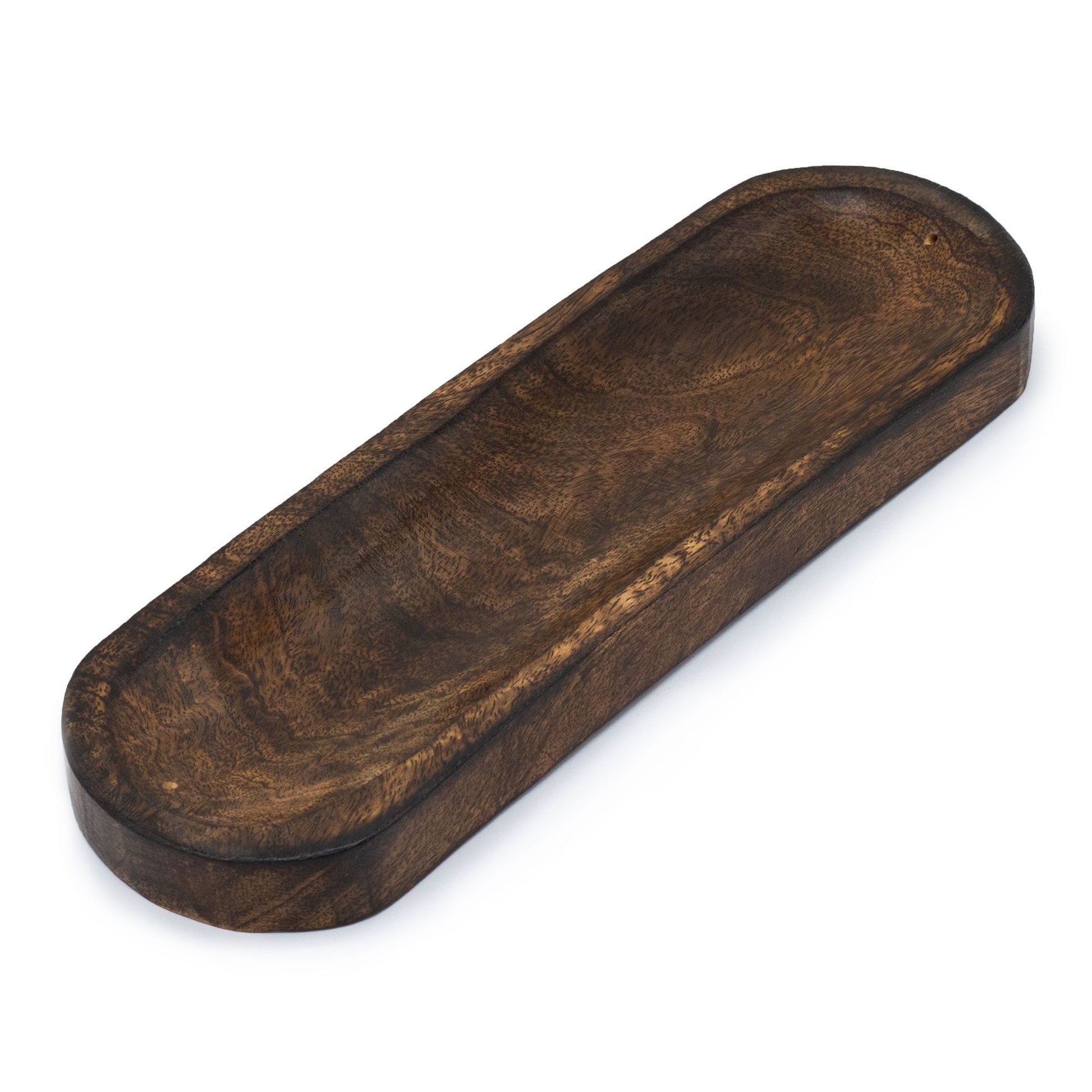 Mango Wood Incense Holder – Ash Catcher | Mango Wood, Ash Catcher, Heat-Safe