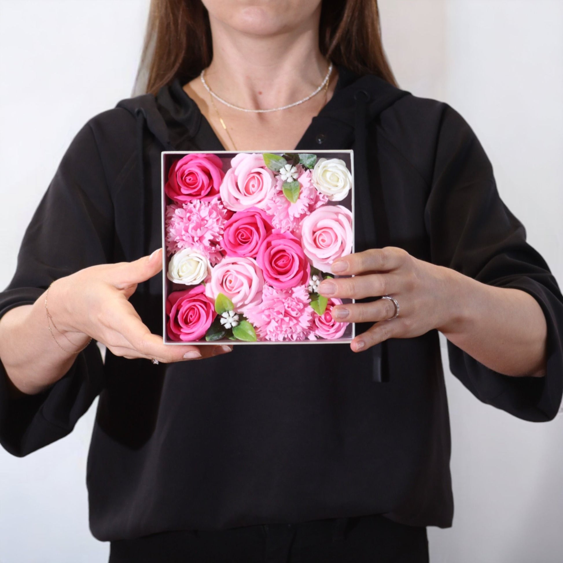 Square Box - Baby Blessings - Pinks Soap Bar | Vegan, Handmade in UK product image