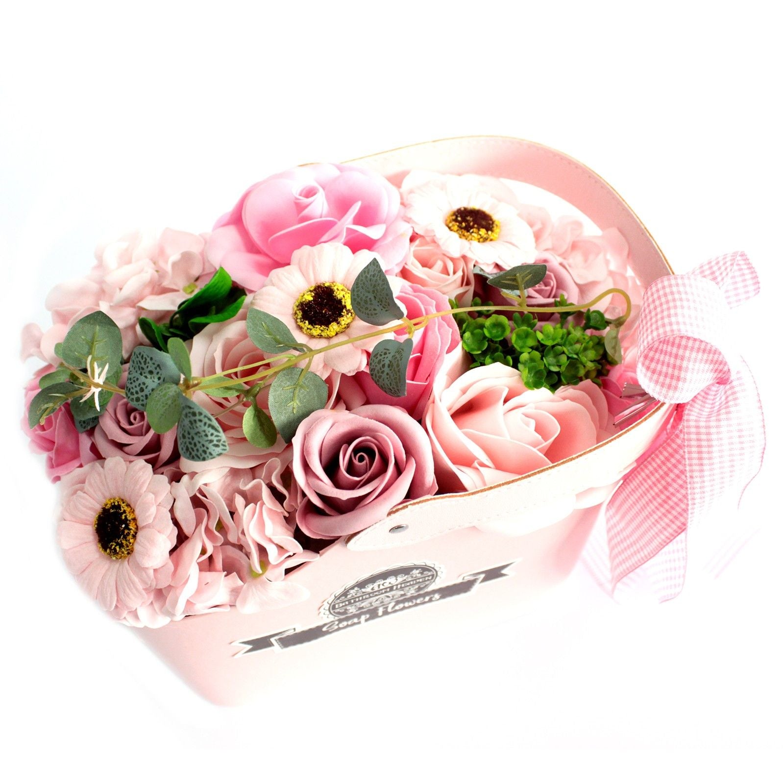 Basket Flower Bouquet - Pink Soap Bar | Vegan, Handmade in UK product image
