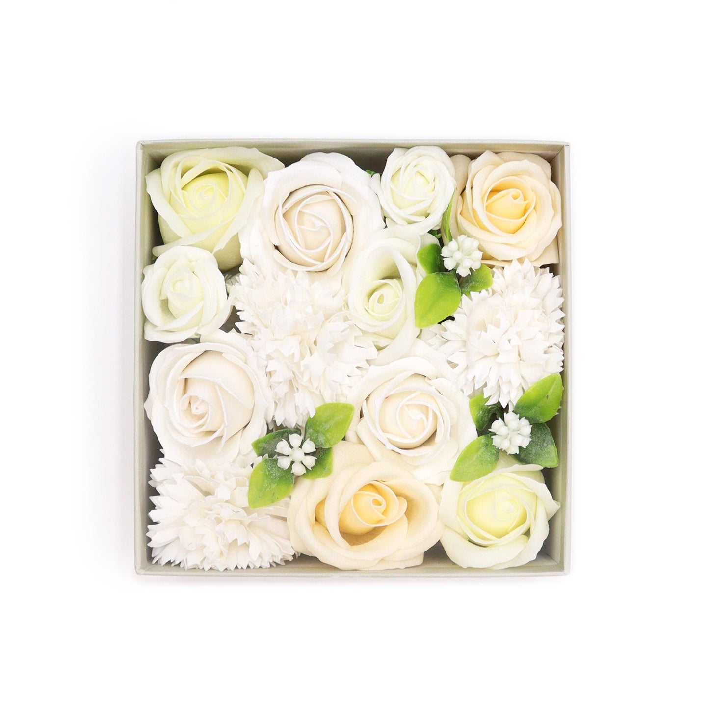 Square Box - Wedding Blessings - White & Ivory Soap Bar | Vegan, Handmade in UK product image