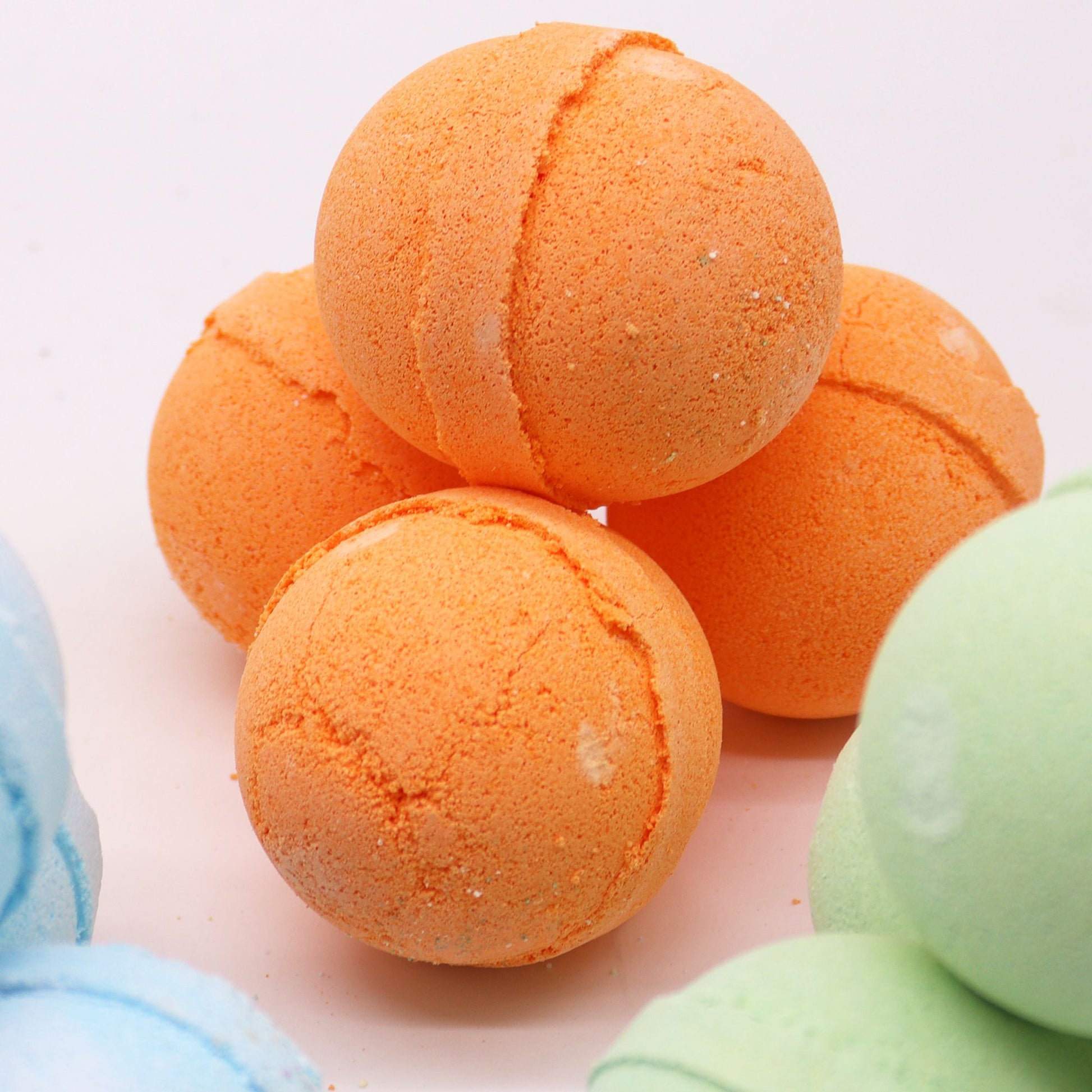 Essential Oil Bath Bomb | Lemongrass & Mandarin Bath Bomb dissolving in a warm bath