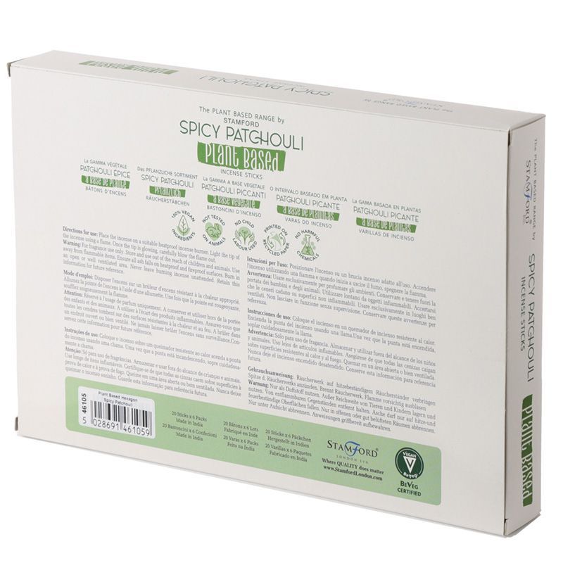 Patchouli Incense Sticks | Low-Smoke, Long Burn