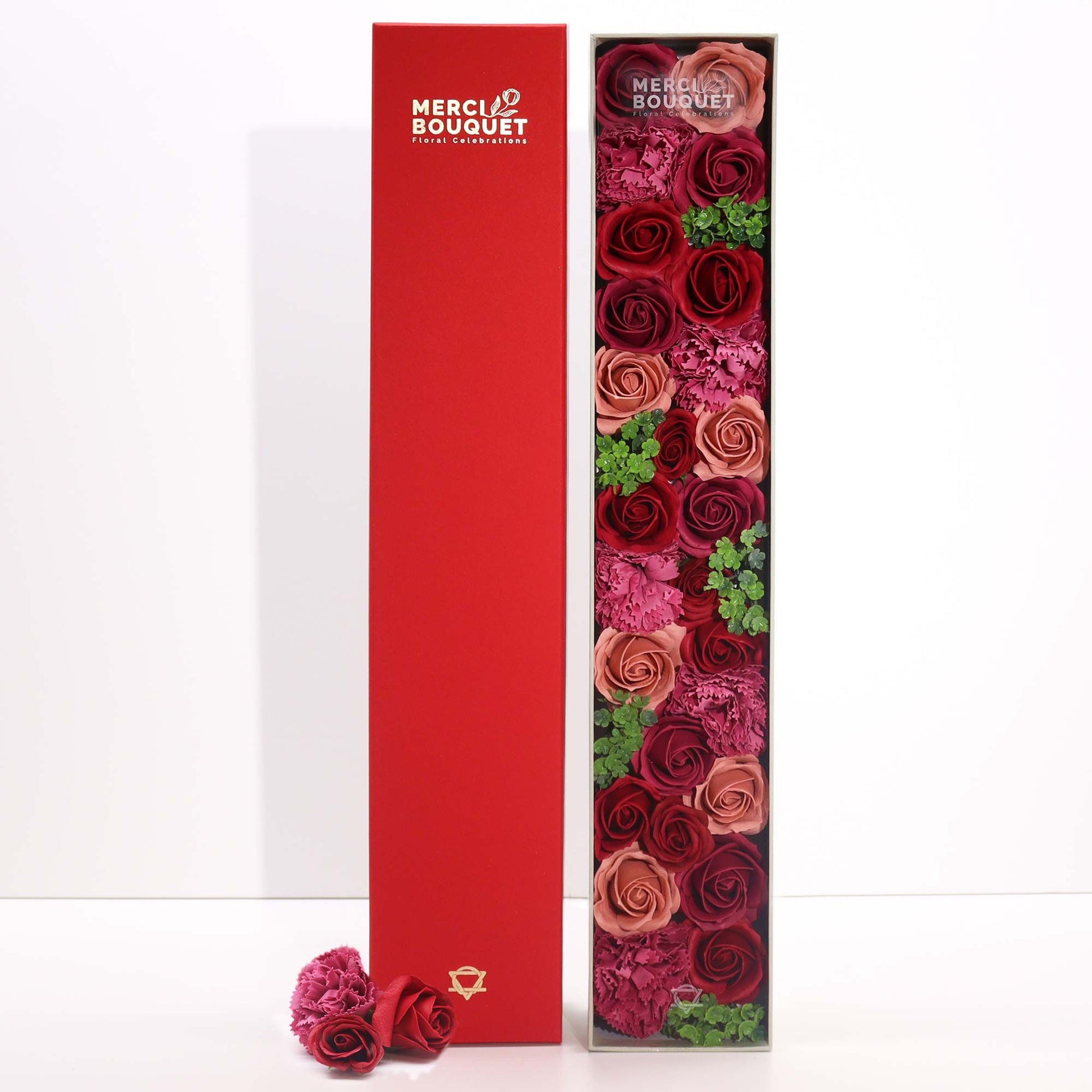 Extra Long Box - Vintage Roses Soap Bar | Vegan, Handmade in UK product image