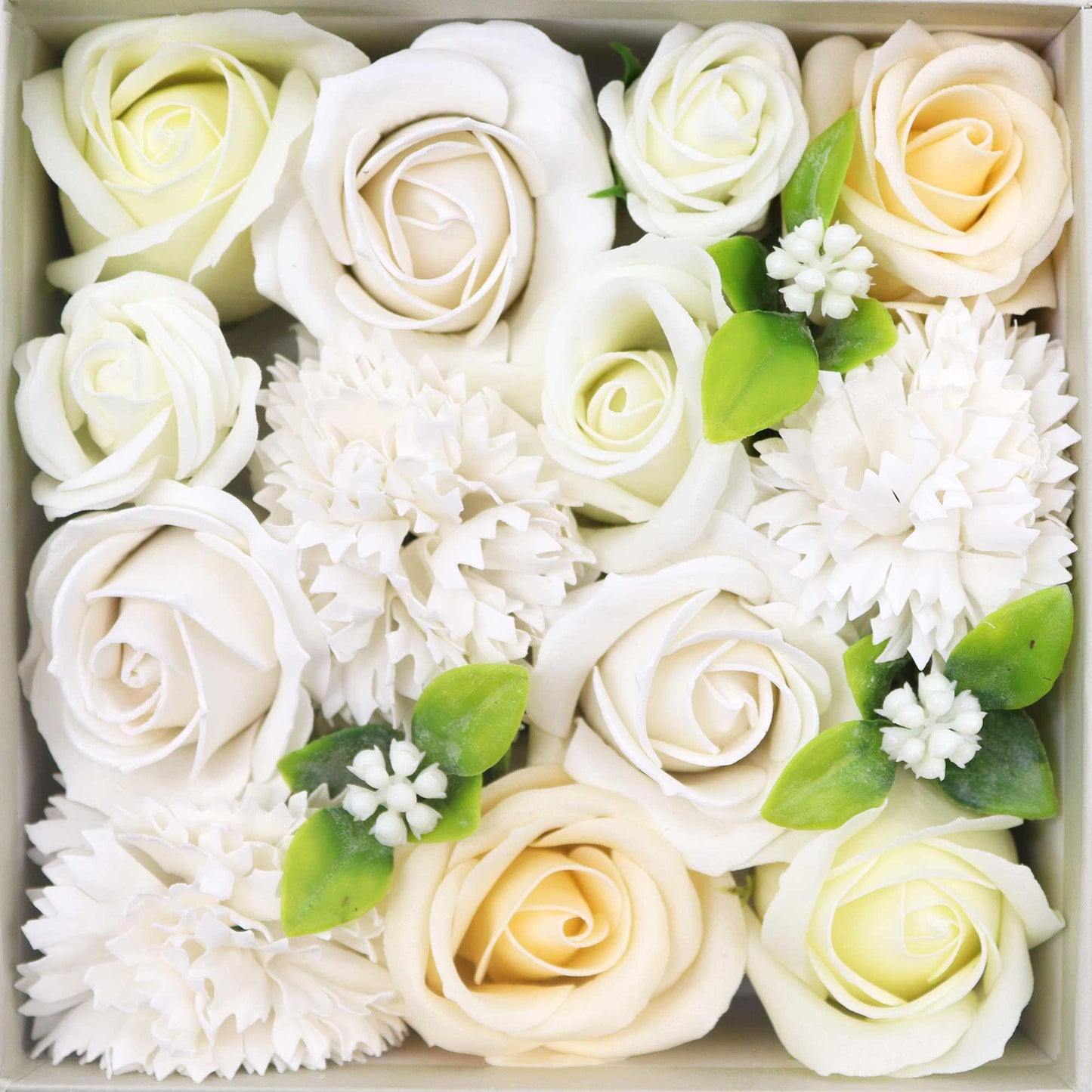 Square Box - Wedding Blessings - White & Ivory Soap Bar | Vegan, Handmade in UK product image