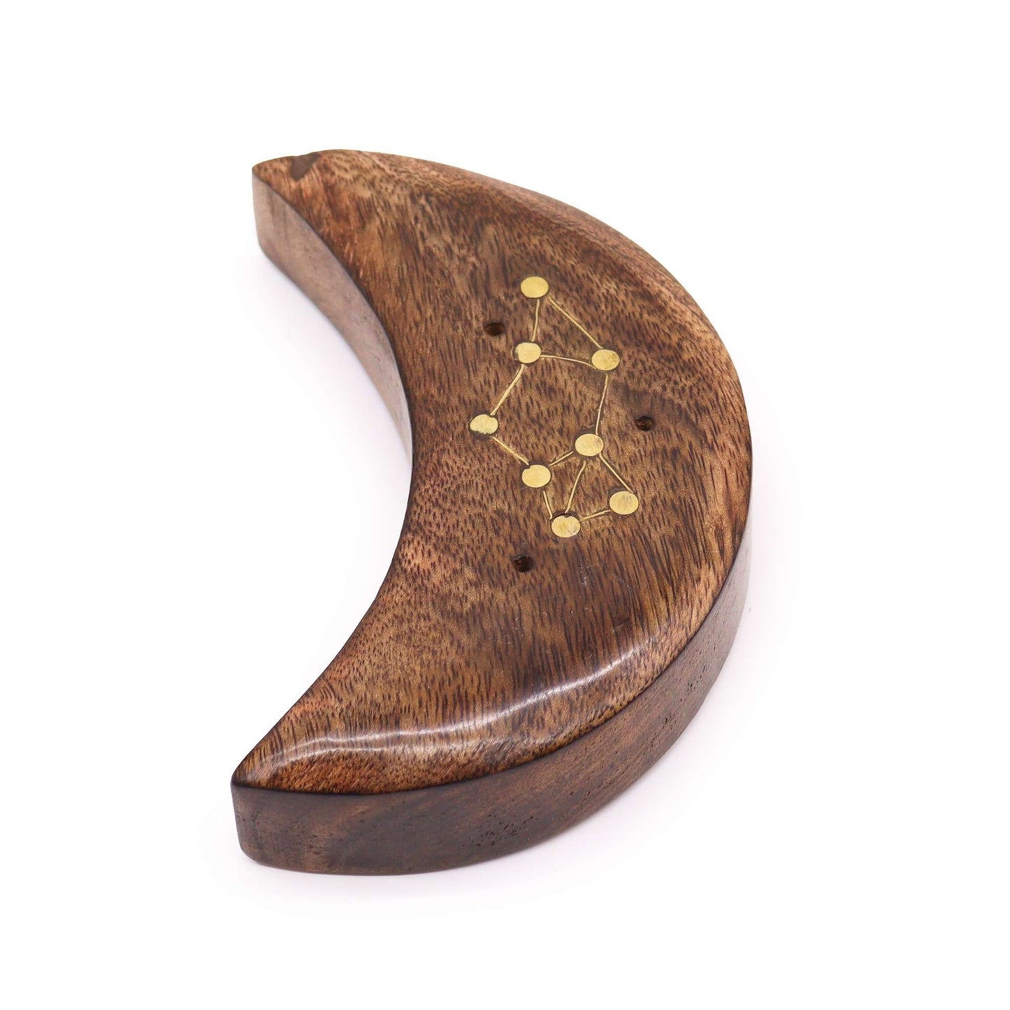 Brass Incense Holder – Moon | Brass, Ash Catcher, Heat-Safe
