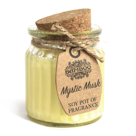 Musk Soy Wax Candle | Soy Wax – Clean Burn – clean, low‑soot burn