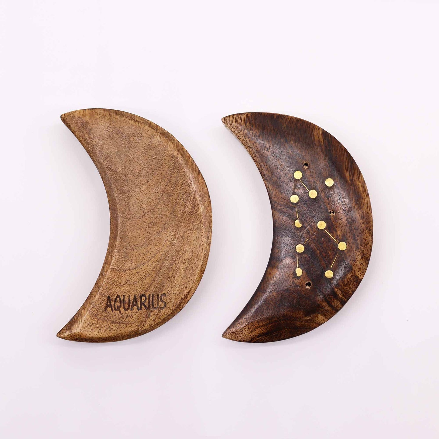 Brass Incense Holder – Moon | Brass, Ash Catcher, Heat-Safe