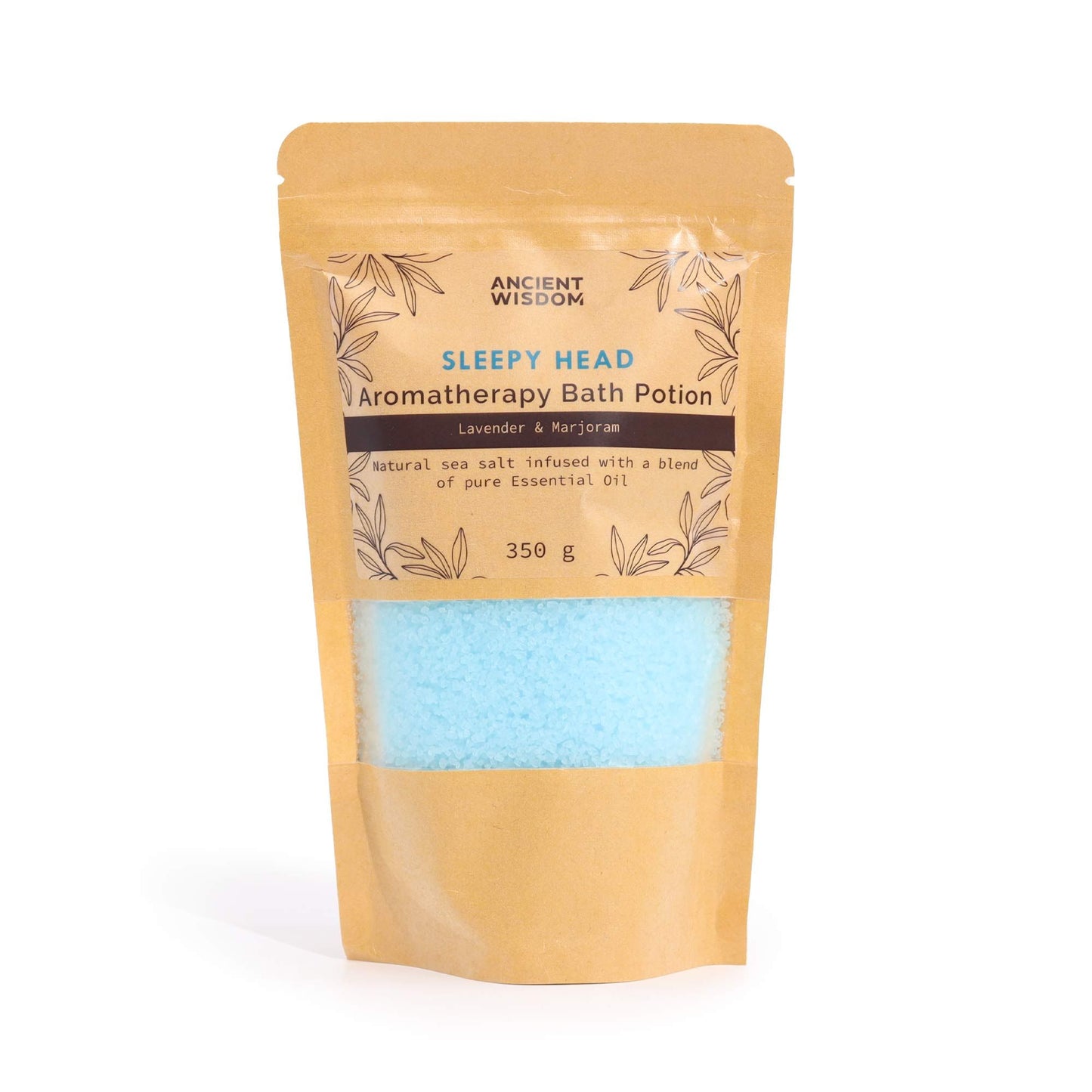 Aromatherapy Bath Potion in Kraft Bag 350g - Sleepy Head