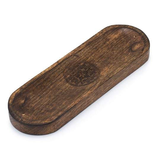 Large Incense Tray 30X10Cm Mandala – Incense, Low-Smoke Aroma