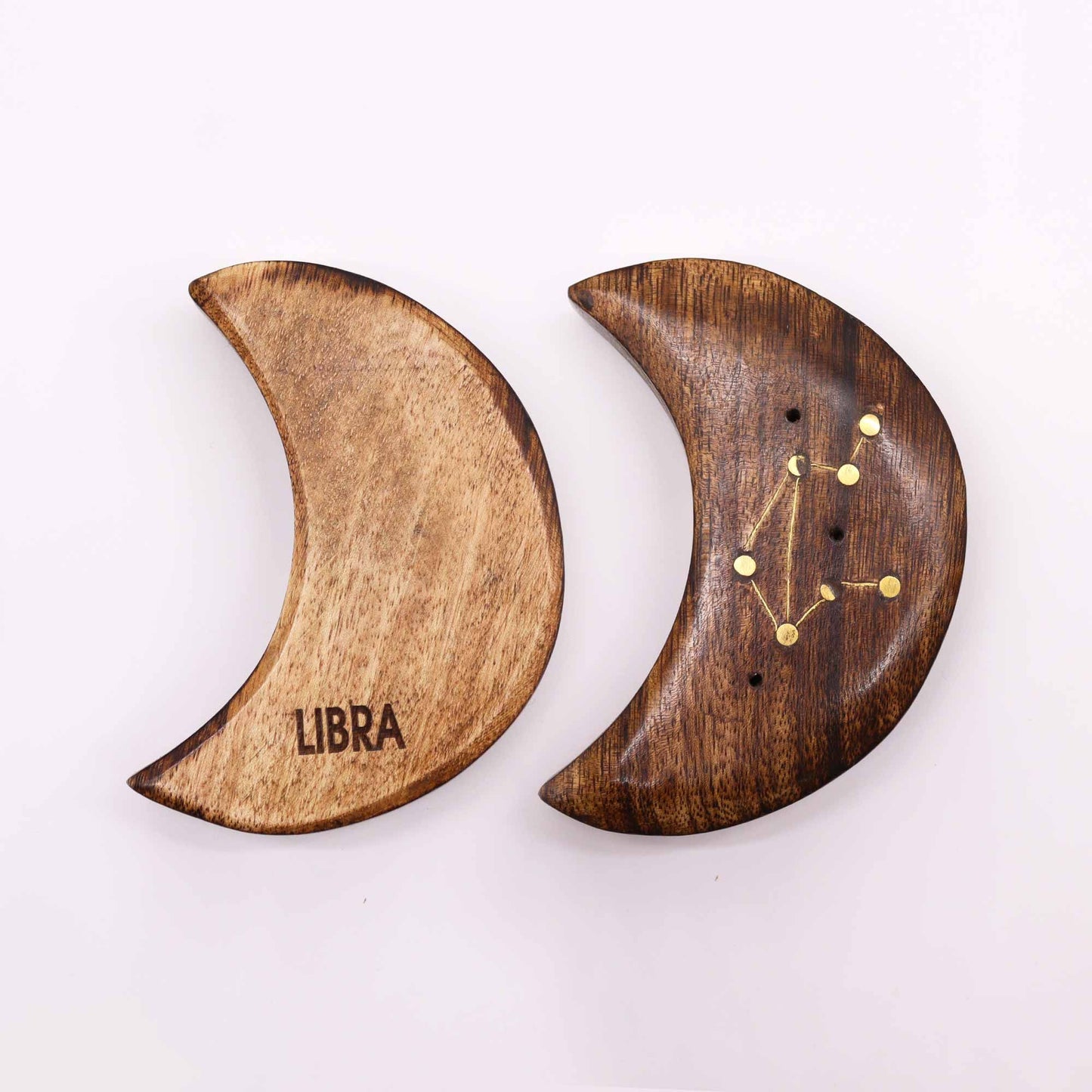 Brass Incense Holder – Moon | Brass, Ash Catcher, Heat-Safe