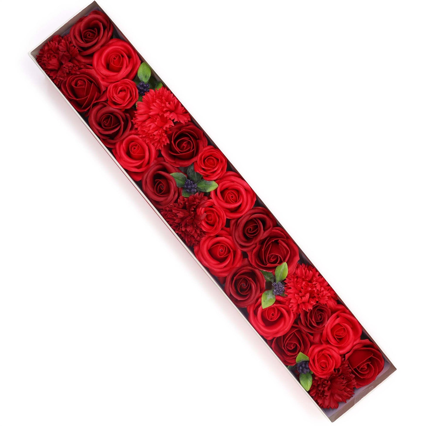 Extra Long - Classic Red Roses Soap Bar | Vegan, Handmade in UK product image
