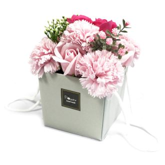 Soap Flower Bouquet - Pink Rose & Carnation product image