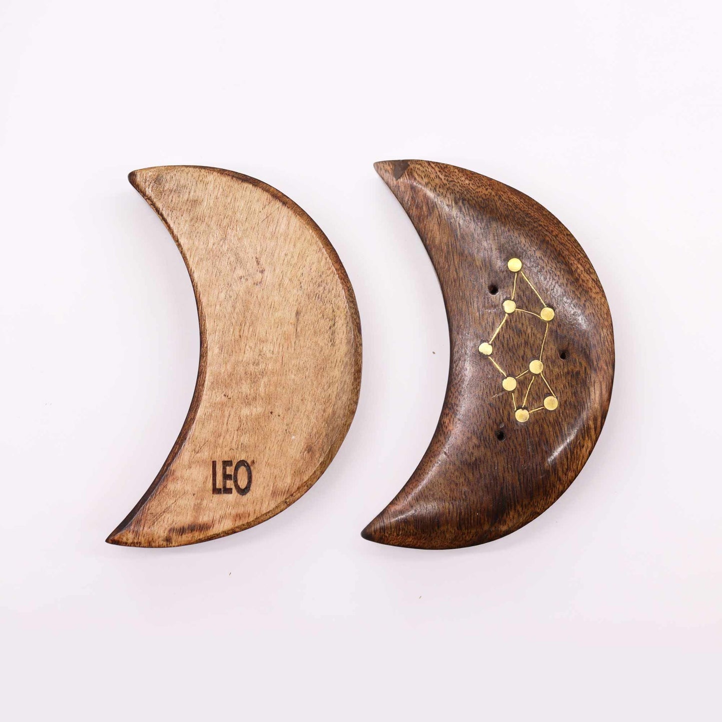 Brass Incense Holder – Moon | Brass, Ash Catcher, Heat-Safe