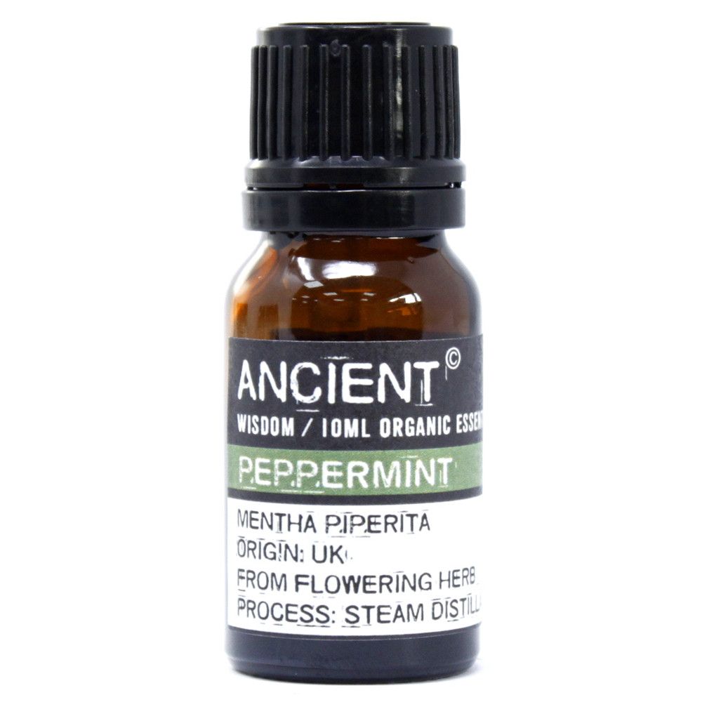 Peppermint organic essential oil 10ml bottle