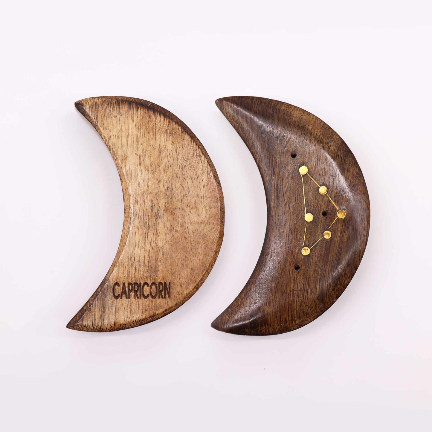 Brass Incense Holder – Moon | Brass, Ash Catcher, Heat-Safe