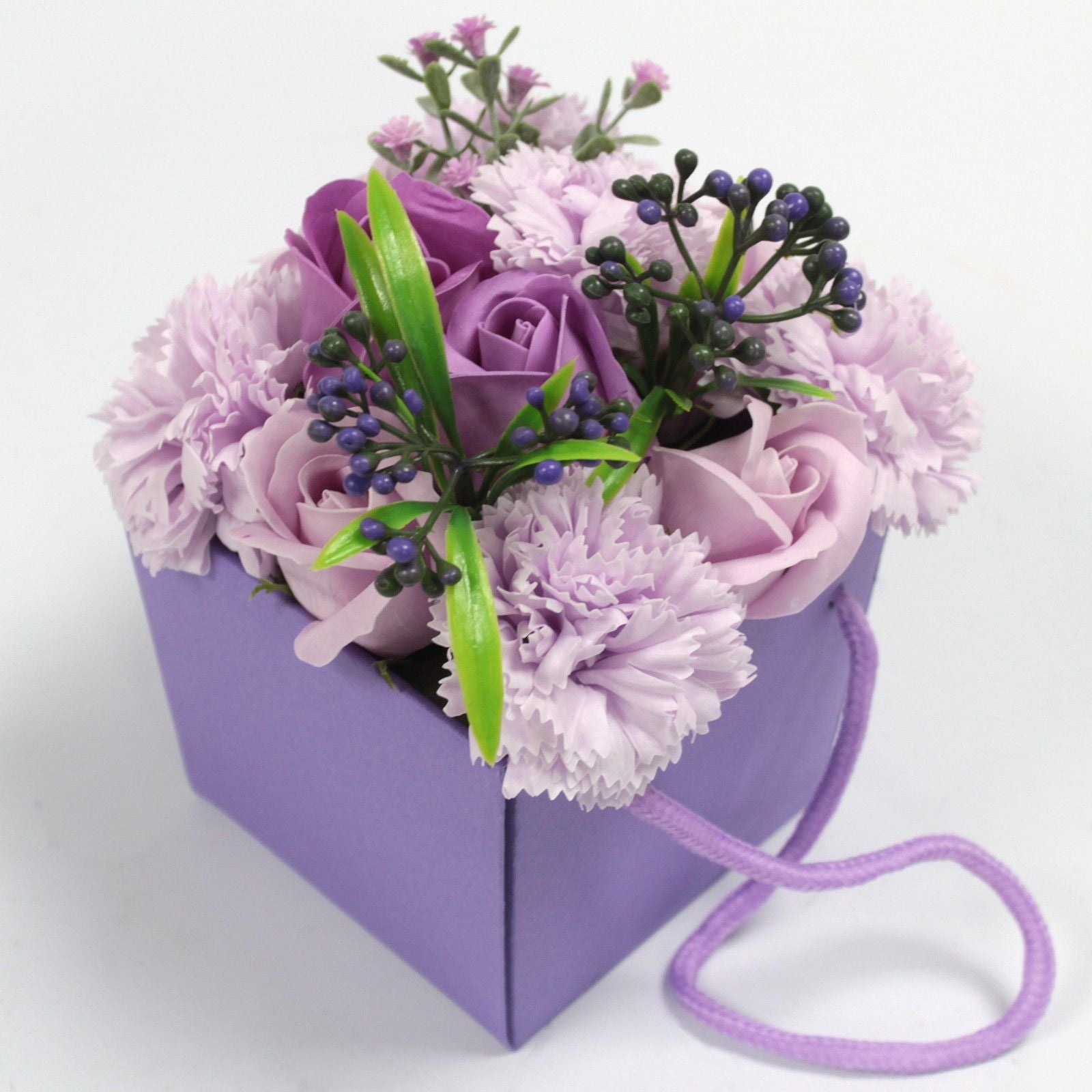 Soap Flower Bouquet - Lavender Rose & Carnation product image