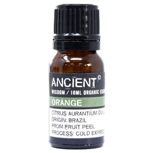 Orange organic essential oil 10ml bottle
