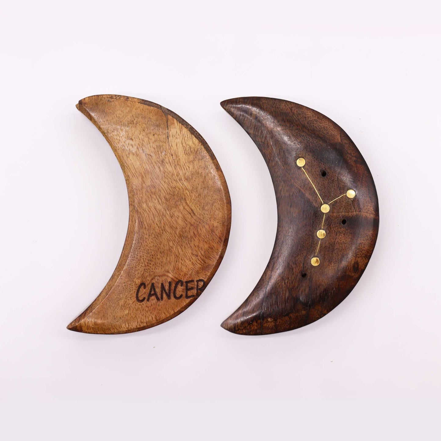 Brass Incense Holder – Moon | Brass, Ash Catcher, Heat-Safe