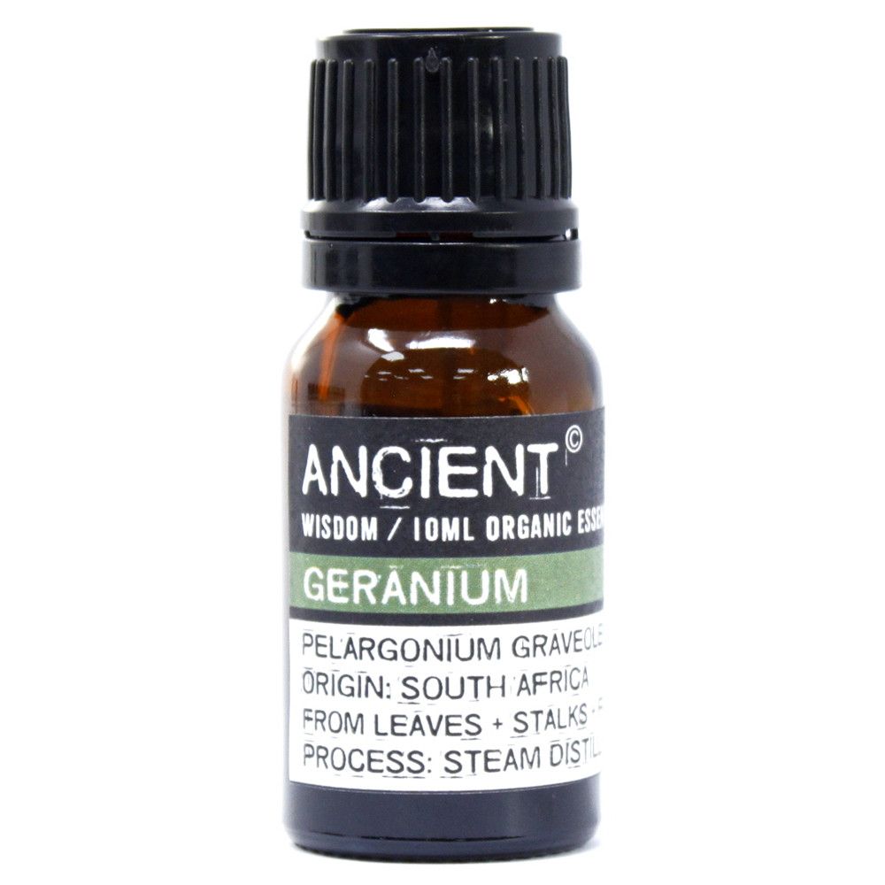 Geranium organic essential oil 10ml bottle