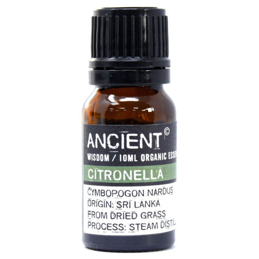 Citronella organic essential oil 10ml bottle
