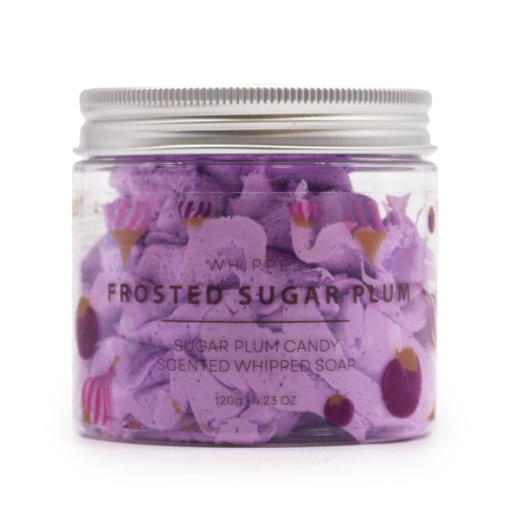 Frosted Sugar Plum Whipped Soap 120g | Creamy, Gentle Clean product image