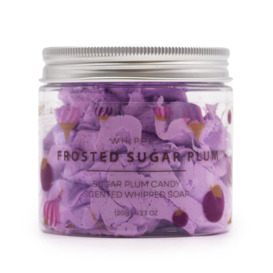 Frosted Sugar Plum Whipped Soap 120g | Creamy, Gentle Clean product image