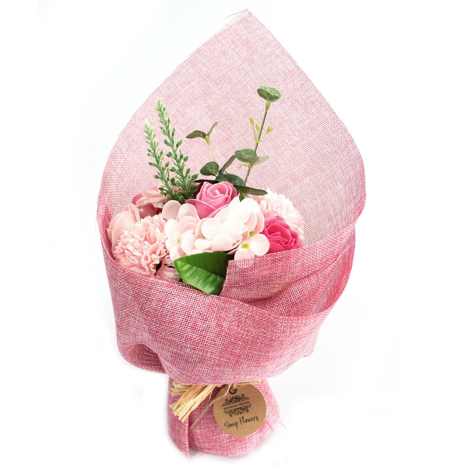 Pink Standing Flower Bouquet - Special Soap Bar | Vegan, Handmade in UK product image