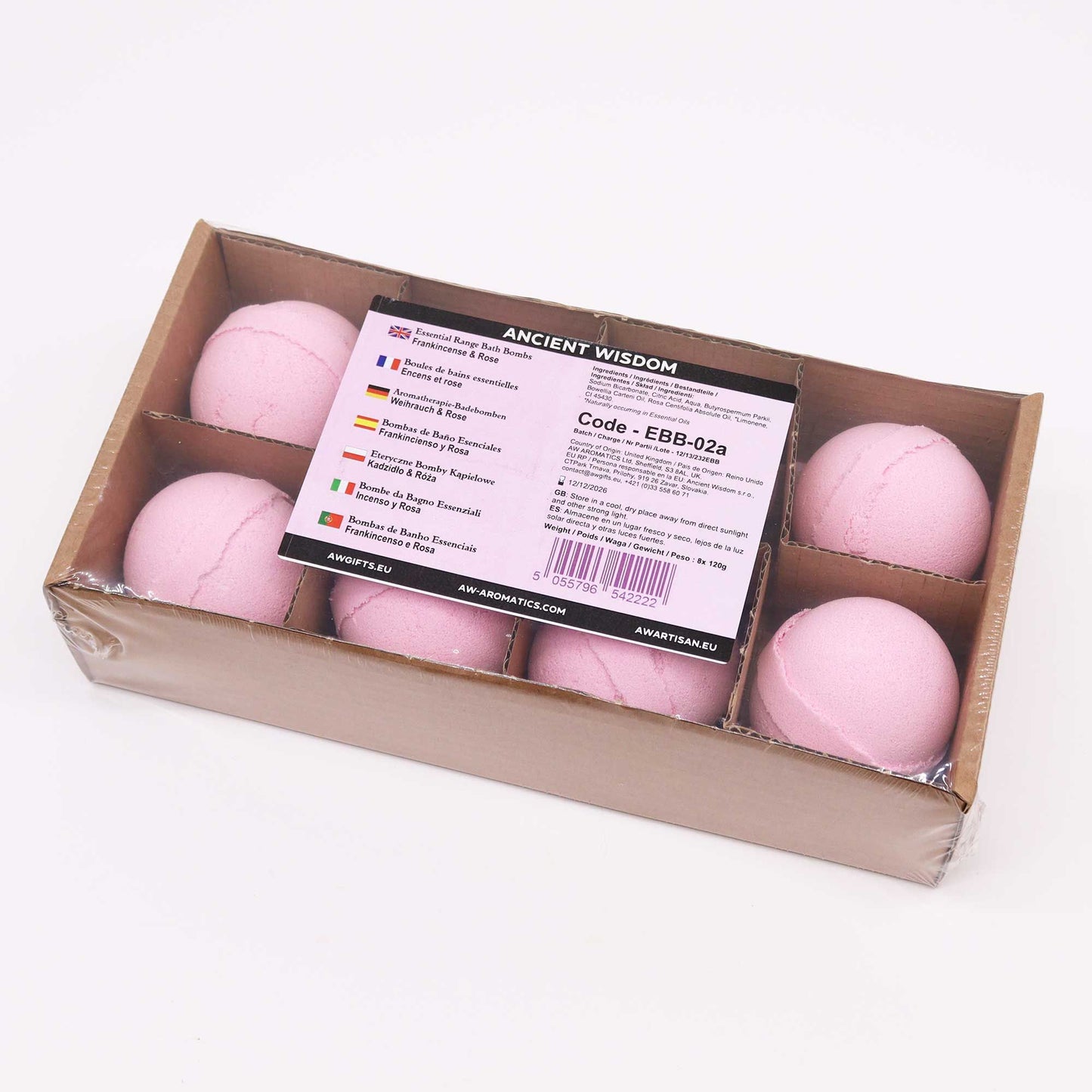 Essential Oil Bath Bomb | Essential Oil Bath Bomb - Frankincense & Rose dissolving in a warm bath