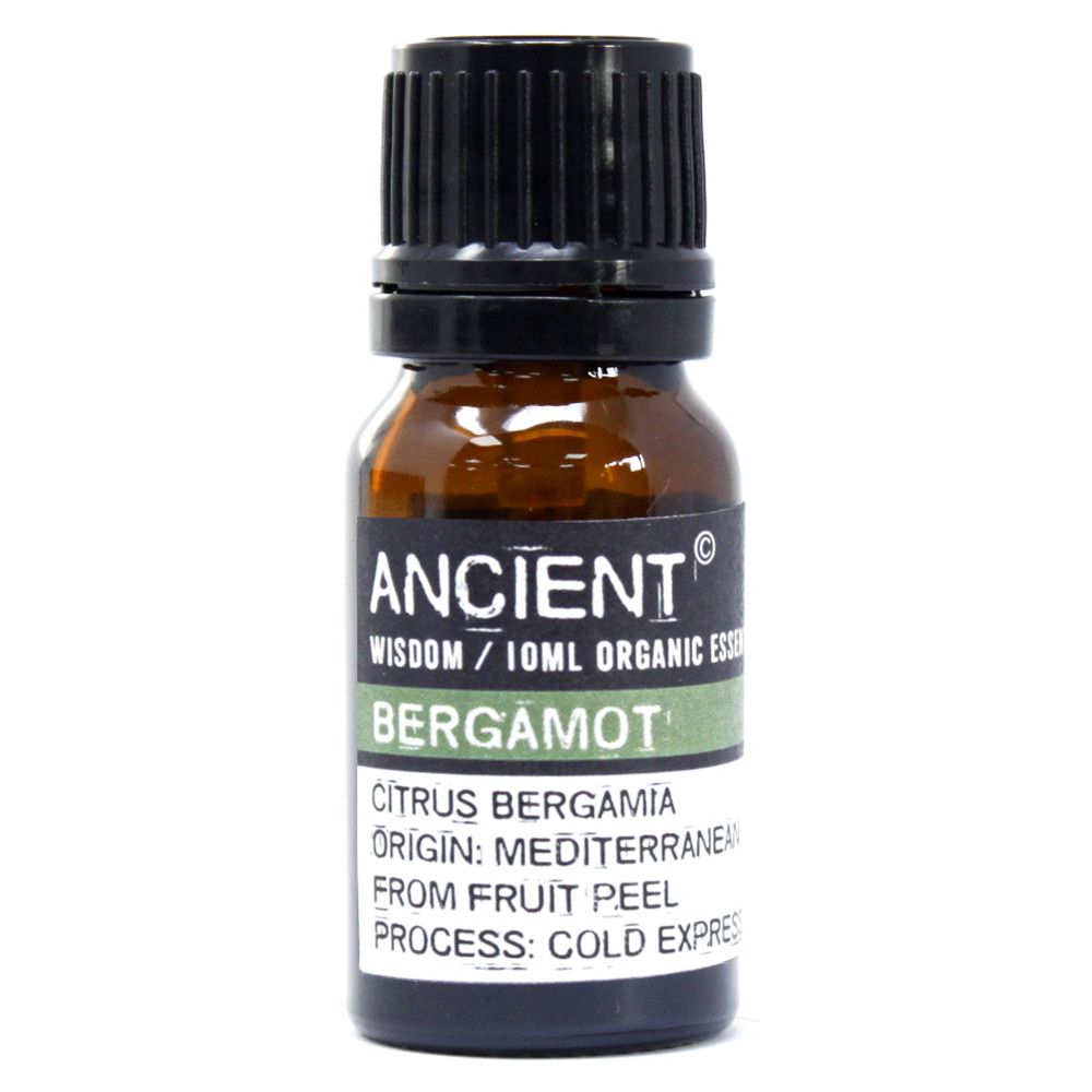 Bergamot organic essential oil 10ml bottle