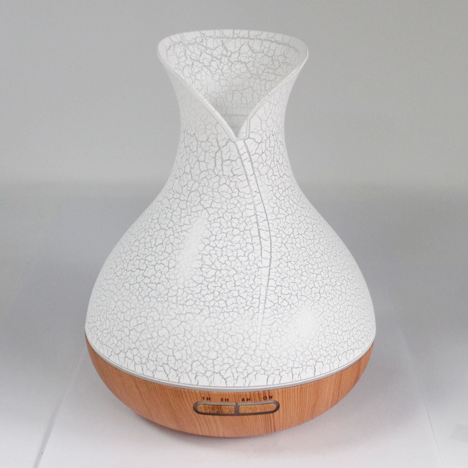 Ultrasonic Aroma Diffuser | Palma Atomiser - Shell Effect - USB - Colour Change - Timer – USB, Colour‑Change Light, Timer on bedside table with essential oils