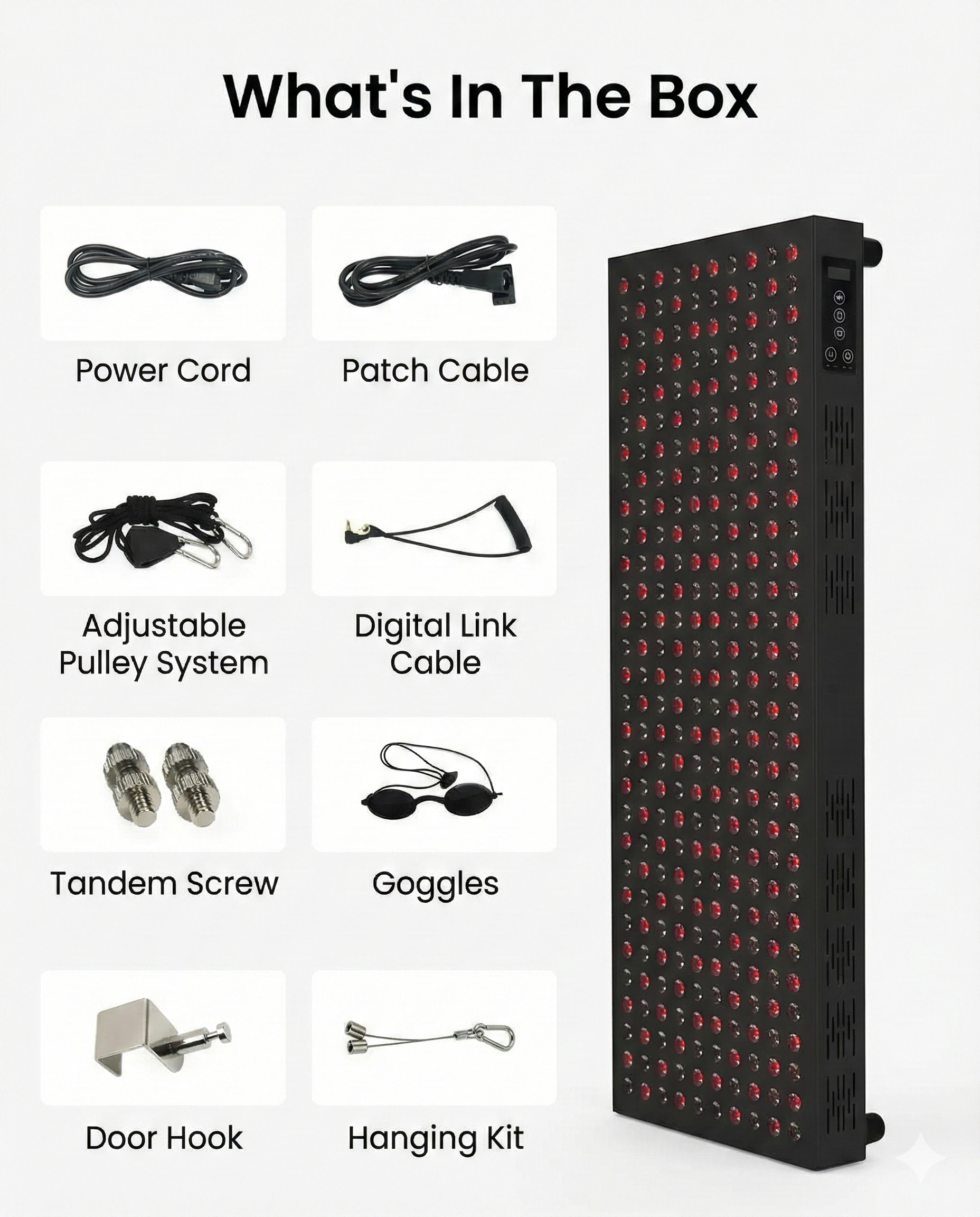 E1500 Pro Max | Full Body Red Light Therapy Panel (1500W)