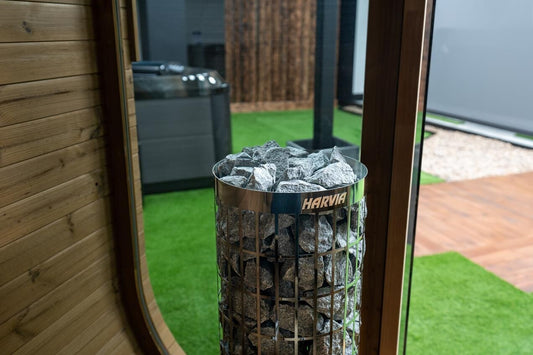 Harvia Cilindro Black Steel Pillar Sauna Heater (Electric)