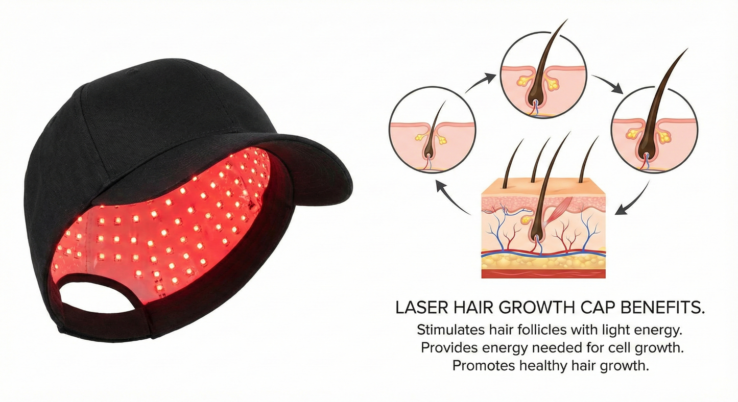 Lumina Follicle Pro | Laser Hair Growth Cap (150 LEDs)