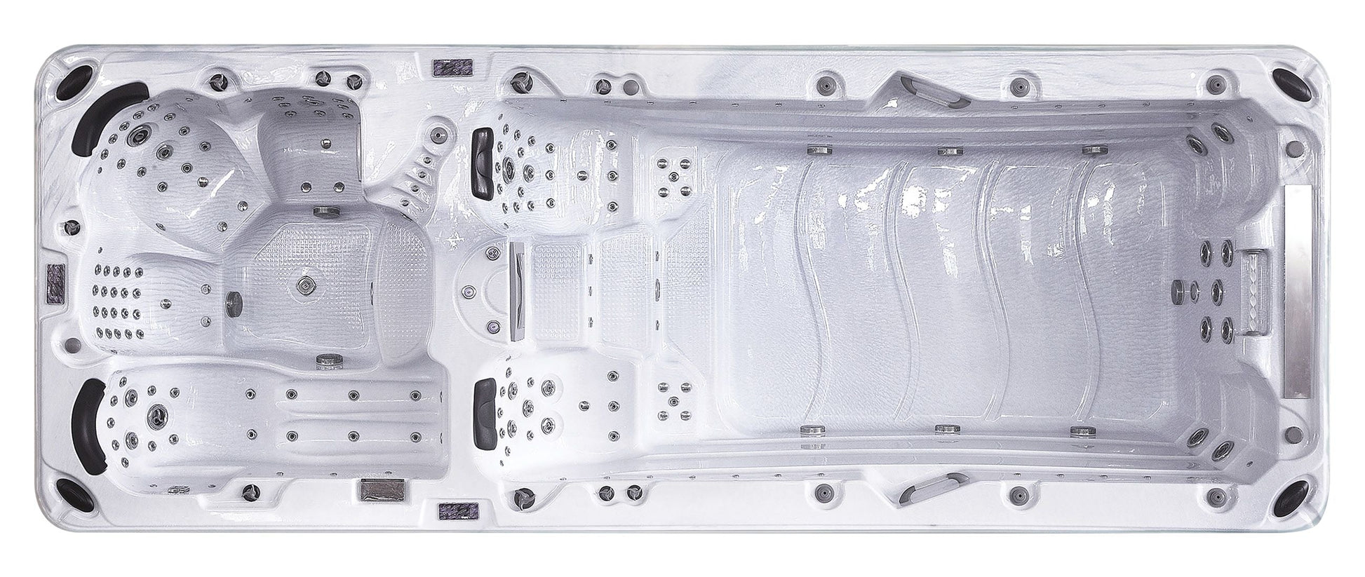 WithinWellness Titan Swim | 6-Person Premium Dual-Zone Swim Spa