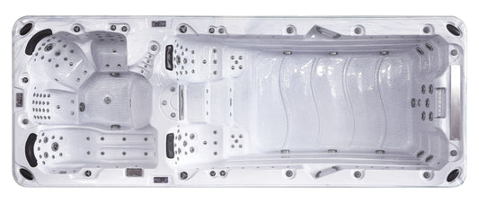 WithinWellness Titan Swim | 6-Person Premium Dual-Zone Swim Spa