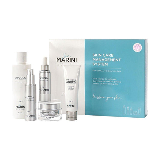 Jan Marini Skin Care Management System for Normal/Combination Skin with Antioxidant Daily Face Protectant SPF 33 | Award-Winning Skincare