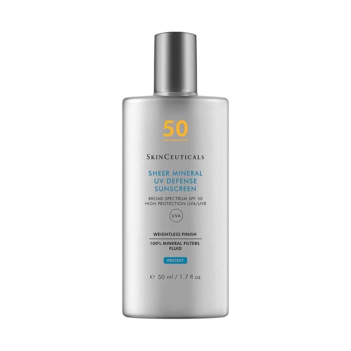 SkinCeuticals Sheer Mineral UV Defense SPF50 - 50ml | 100% Mineral Broad-Spectrum Sunscre