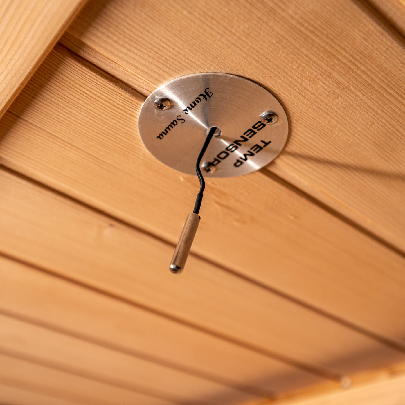 Ceiling sensor detail inside Within Wellness Select Retreat infrared sauna (SRA200).